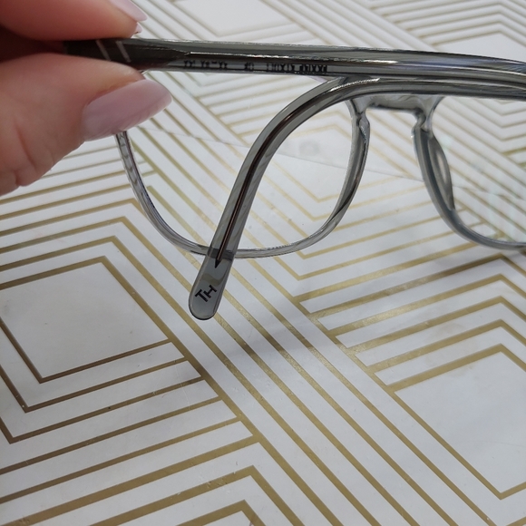 Bonlook eyeglass wide frame silver gray Louise Strom - Picture 5 of 7